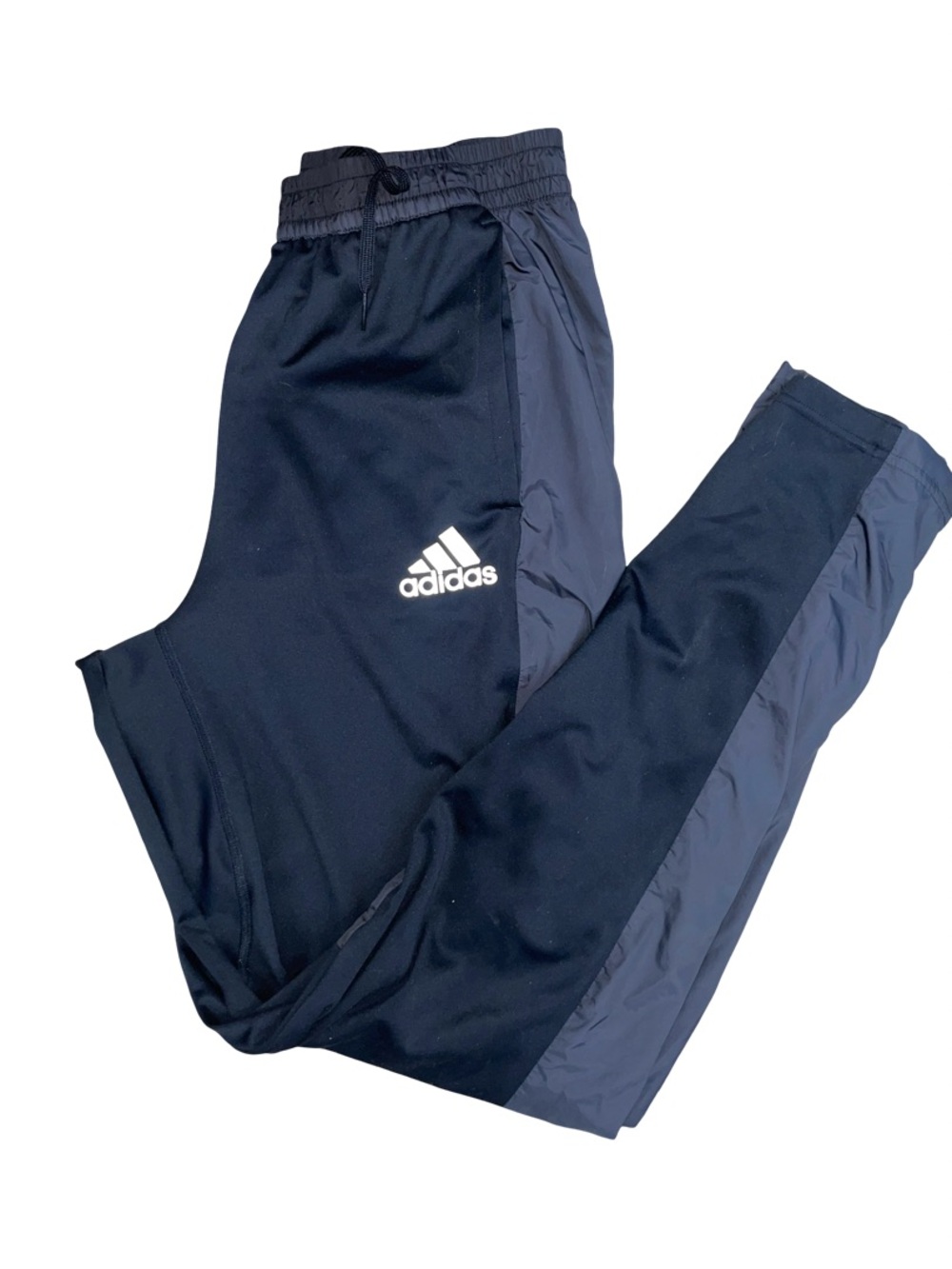adidas Kids Navy and Gray Jogger Track Pants